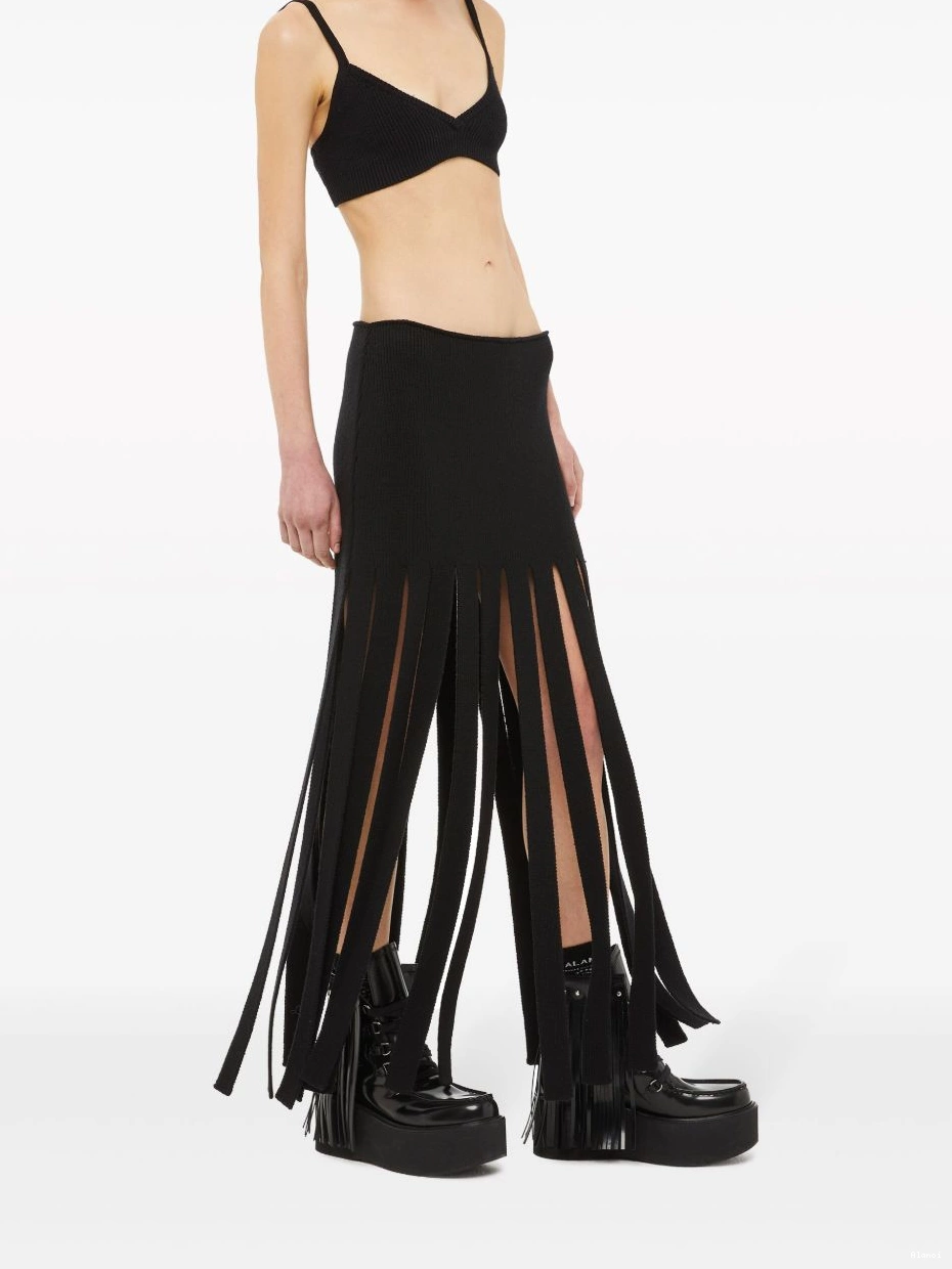 Affordable Fair Women Winds skirt Alanui fringed 0702